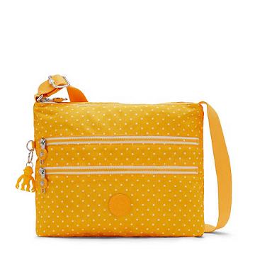 Kipling Alvar Printed Crossbodytassen Geel | NL 2143DF